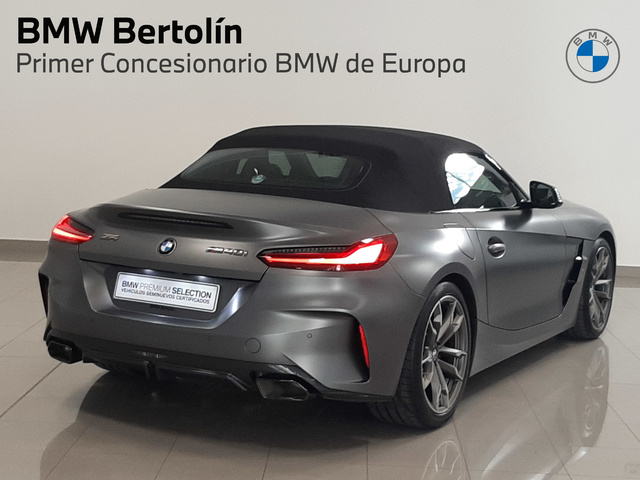 BMW Z4 M40i Cabrio color Gris. Año 2024. 250KW(340CV). Gasolina. En concesionario Automoviles Bertolin, S.L. de Valencia