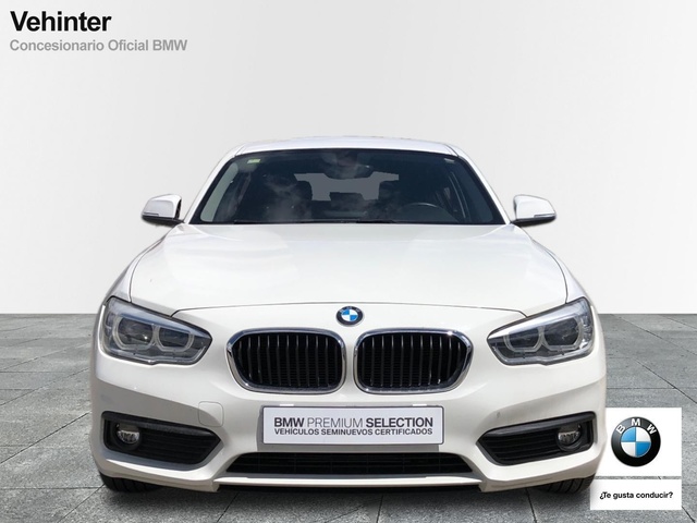 BMW Serie 1 116d color Blanco. Año 2018. 85KW(116CV). Diésel. En concesionario Vehinter Getafe de Madrid