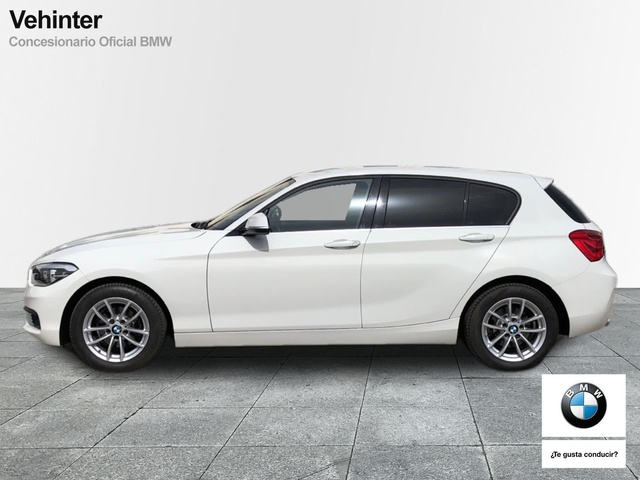 BMW Serie 1 116d color Blanco. Año 2018. 85KW(116CV). Diésel. En concesionario Vehinter Getafe de Madrid