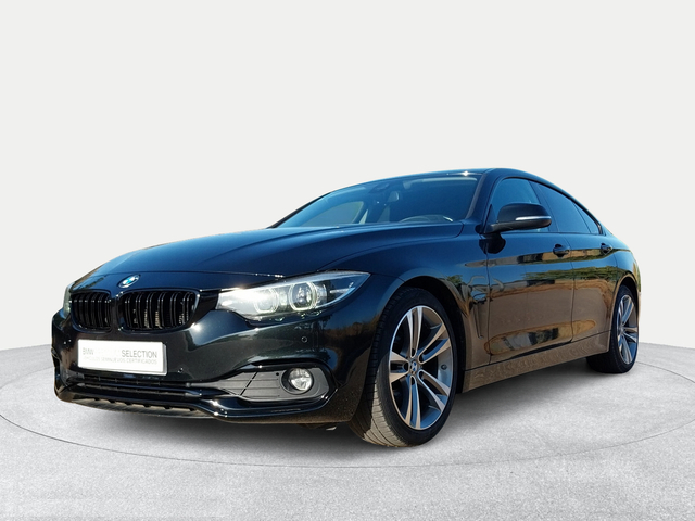 BMW Serie 4 418d Gran Coupe color Negro. Año 2018. 110KW(150CV). Diésel. En concesionario San Rafael Motor, S.L. de Córdoba