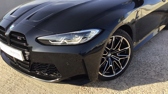 BMW M M4 Coupe color Negro. Año 2024. 375KW(510CV). Gasolina. En concesionario BYmyCAR Madrid - Alcalá de Madrid