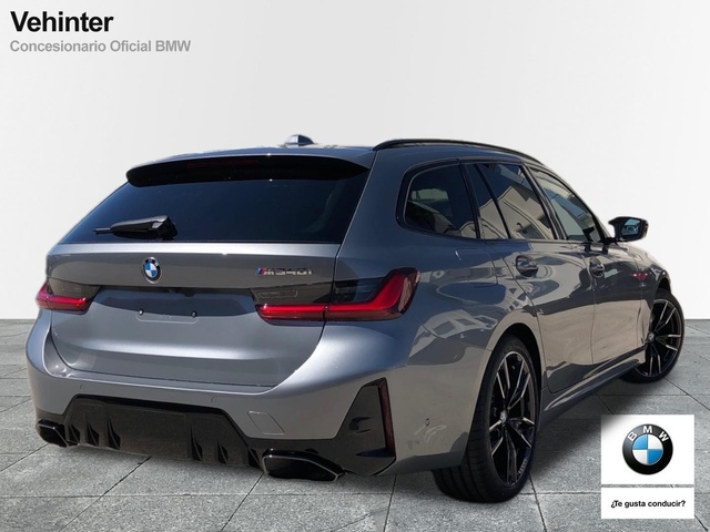 BMW Serie 3 M340i Touring color Gris. Año 2024. 275KW(374CV). Gasolina. En concesionario Vehinter Getafe de Madrid