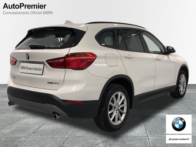 BMW X1 sDrive18d color Blanco. Año 2019. 110KW(150CV). Diésel. En concesionario Auto Premier, S.A. - MADRID de Madrid