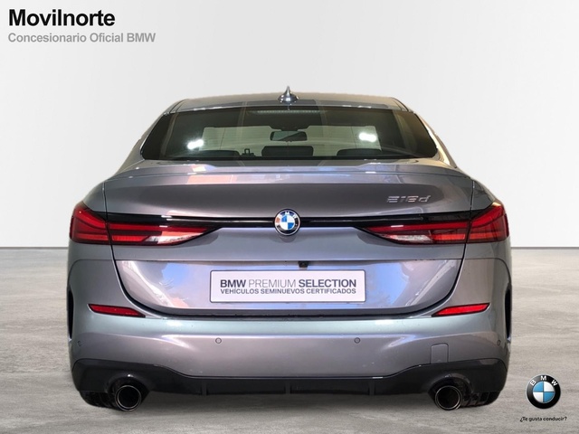 BMW Serie 2 218d Gran Coupe color Gris. Año 2023. 110KW(150CV). Diésel. En concesionario Movilnorte El Plantio de Madrid