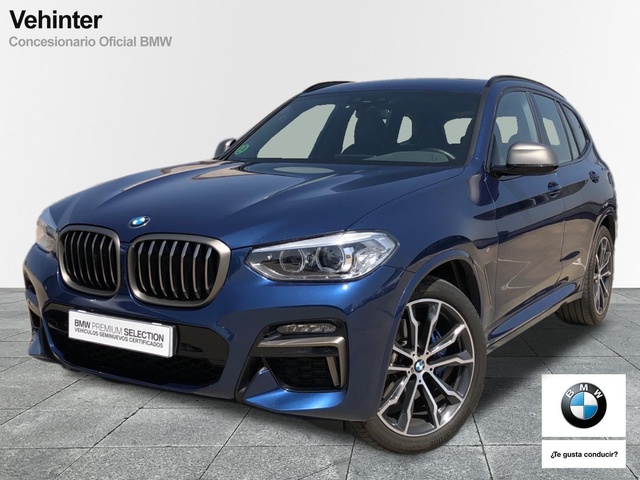 BMW X3 M40i color Azul. Año 2021. 260KW(354CV). Gasolina. En concesionario Vehinter Alcorcón de Madrid