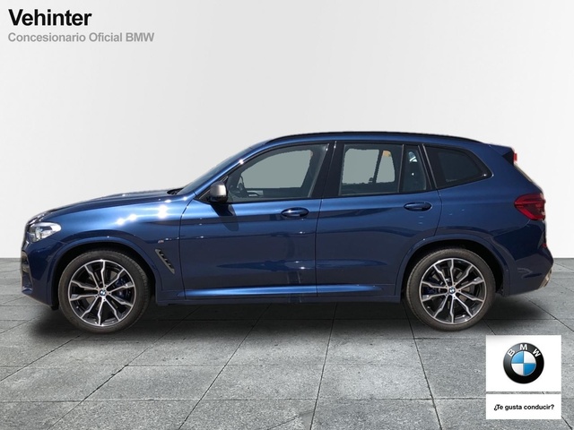 BMW X3 M40i color Azul. Año 2021. 260KW(354CV). Gasolina. En concesionario Vehinter Alcorcón de Madrid