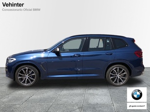 Fotos de BMW X3 M40i color Azul. Año 2021. 260KW(354CV). Gasolina. En concesionario Vehinter Alcorcón de Madrid