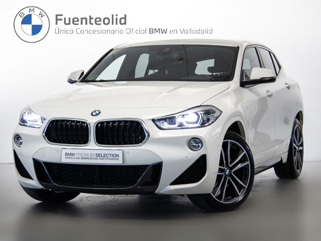 BMW X2 sDrive18d color Blanco. Año 2019. 110KW(150CV). Diésel. En concesionario Fuenteolid de Valladolid