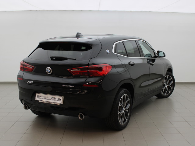 BMW X2 sDrive18d color Negro. Año 2019. 110KW(150CV). Diésel. En concesionario Augusta Aragon S.A. de Zaragoza