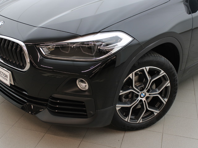 BMW X2 sDrive18d color Negro. Año 2019. 110KW(150CV). Diésel. En concesionario Augusta Aragon S.A. de Zaragoza