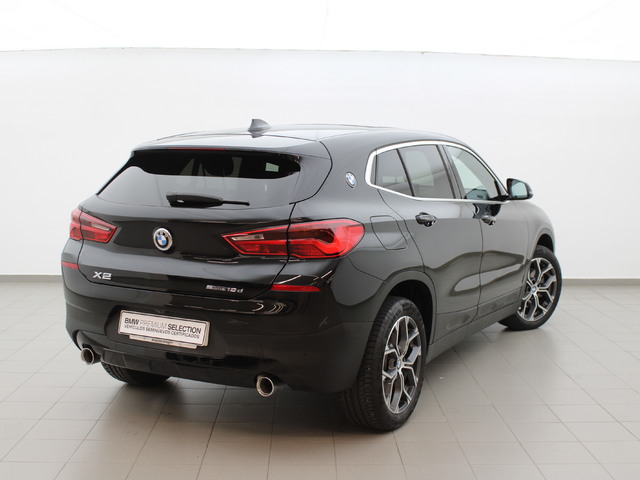 BMW X2 sDrive18d color Negro. Año 2019. 110KW(150CV). Diésel. En concesionario Augusta Aragon S.A. de Zaragoza