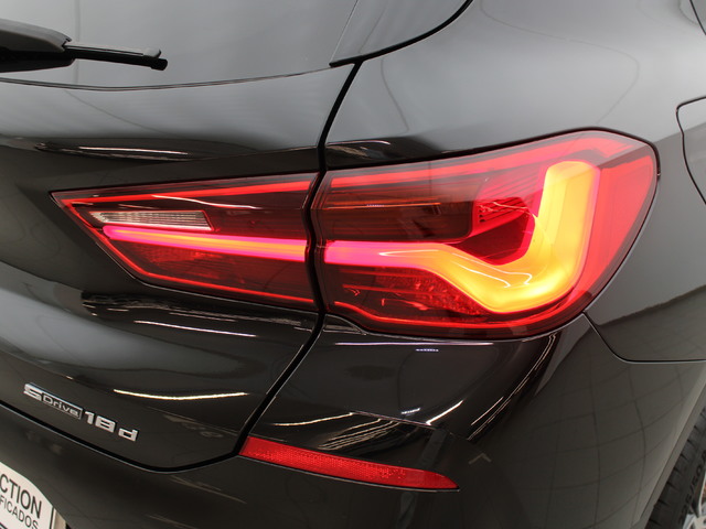 BMW X2 sDrive18d color Negro. Año 2019. 110KW(150CV). Diésel. En concesionario Augusta Aragon S.A. de Zaragoza