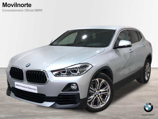 BMW X2 sDrive18i color Gris Plata. Año 2020. 103KW(140CV). Gasolina. En concesionario Movilnorte El Plantio de Madrid