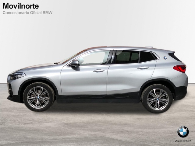 BMW X2 sDrive18i color Gris Plata. Año 2020. 103KW(140CV). Gasolina. En concesionario Movilnorte El Plantio de Madrid