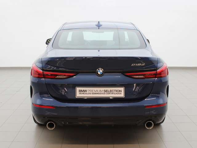 BMW Serie 2 218d Gran Coupe color Azul. Año 2023. 110KW(150CV). Diésel. En concesionario Augusta Aragon S.A. de Zaragoza