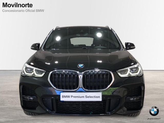 BMW X1 sDrive18d color Negro. Año 2021. 110KW(150CV). Diésel. En concesionario Movilnorte El Plantio de Madrid