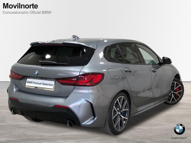 BMW Serie 1 118d color Gris. Año 2023. 110KW(150CV). Diésel. En concesionario Movilnorte Las Rozas de Madrid