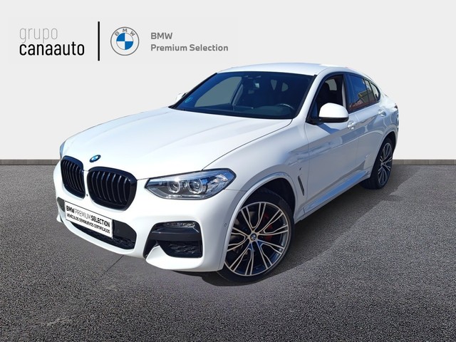 BMW X4 xDrive20d color Blanco. Año 2021. 140KW(190CV). Diésel. En concesionario CANAAUTO - TACO de Sta. C. Tenerife