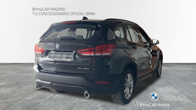 BMW X1 sDrive18d color Negro. Año 2020. 110KW(150CV). Diésel. En concesionario BYmyCAR Madrid - Alcalá de Madrid