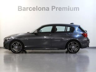 Fotos de BMW Serie 1 120i color Gris. Año 2018. 135KW(184CV). Gasolina. En concesionario Barcelona Premium -- GRAN VIA de Barcelona