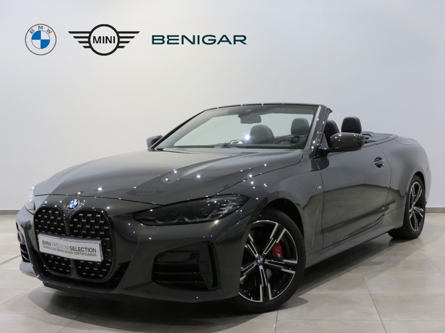 BMW Serie 4 M440i Cabrio color Azul. Año 2024. 275KW(374CV). Gasolina. En concesionario FINESTRAT Automoviles Fersan, S.A. de Alicante