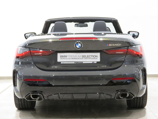 BMW Serie 4 M440i Cabrio color Azul. Año 2024. 275KW(374CV). Gasolina. En concesionario FINESTRAT Automoviles Fersan, S.A. de Alicante