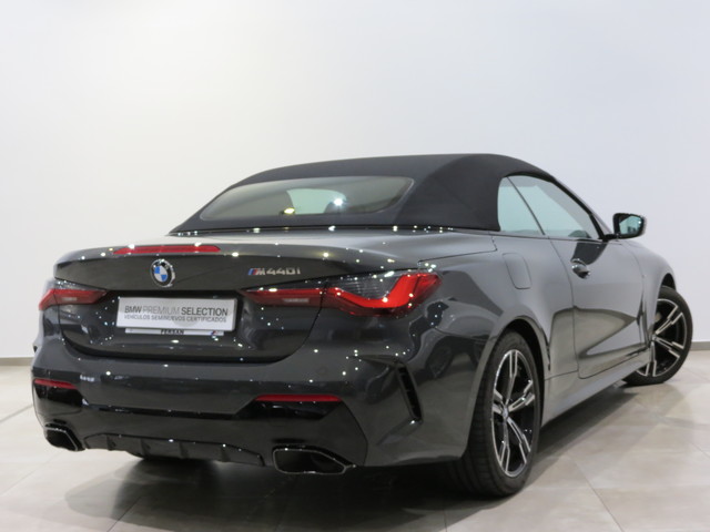 BMW Serie 4 M440i Cabrio color Azul. Año 2024. 275KW(374CV). Gasolina. En concesionario FINESTRAT Automoviles Fersan, S.A. de Alicante