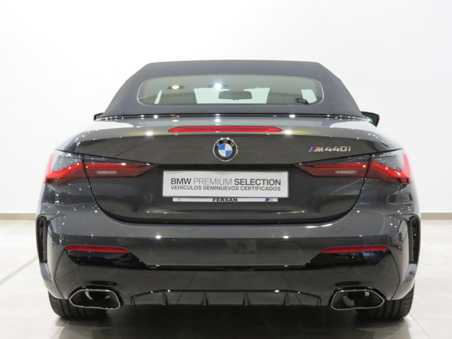 BMW Serie 4 M440i Cabrio color Azul. Año 2024. 275KW(374CV). Gasolina. En concesionario FINESTRAT Automoviles Fersan, S.A. de Alicante