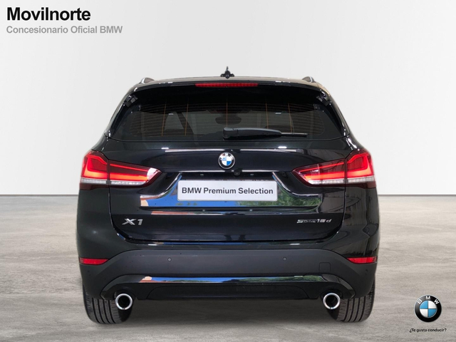 BMW X1 sDrive18d color Negro. Año 2020. 110KW(150CV). Diésel. En concesionario Movilnorte El Plantio de Madrid