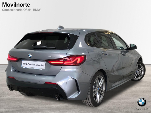 BMW Serie 1 118d color Gris. Año 2023. 110KW(150CV). Diésel. En concesionario Campa - Autoshop de Madrid