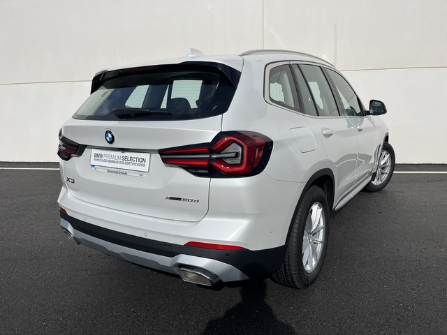 BMW X3 xDrive20d color Blanco. Año 2024. 140KW(190CV). Diésel. En concesionario Novomóvil Oleiros de Coruña