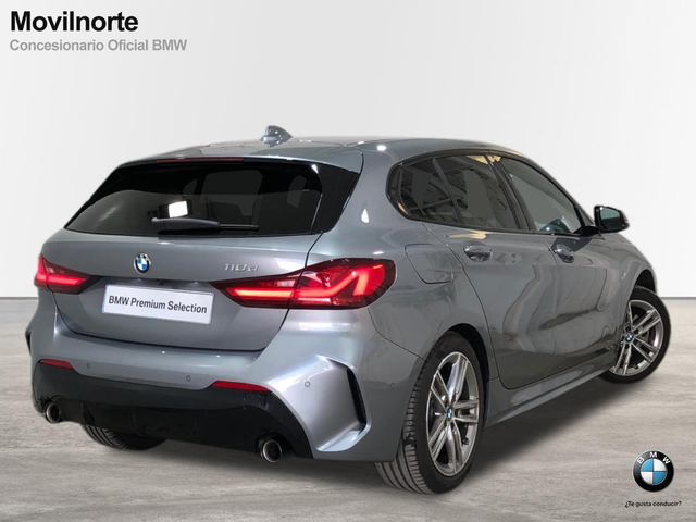 BMW Serie 1 118d color Gris. Año 2023. 110KW(150CV). Diésel. En concesionario Movilnorte El Plantio de Madrid