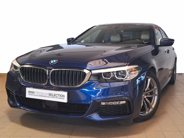 BMW Serie 5 520d color Azul. Año 2019. 140KW(190CV). Diésel. En concesionario Automóviles Oviedo S.A. de Asturias