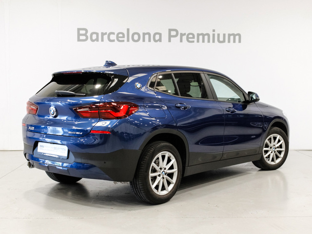 BMW X2 sDrive16d color Azul. Año 2023. 85KW(116CV). Diésel. En concesionario Barcelona Premium -- GRAN VIA de Barcelona