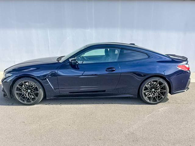 BMW M M4 Coupe Competition color Azul. Año 2024. 375KW(510CV). Gasolina. En concesionario Barcelona Premium -- GRAN VIA de Barcelona