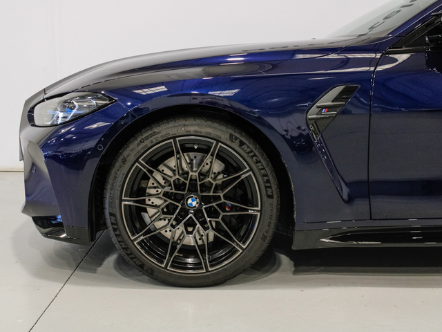 BMW M M4 Coupe Competition color Azul. Año 2024. 375KW(510CV). Gasolina. En concesionario Barcelona Premium -- GRAN VIA de Barcelona