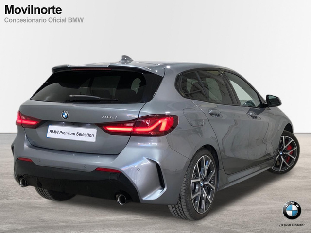 BMW Serie 1 118d color Gris. Año 2023. 110KW(150CV). Diésel. En concesionario Movilnorte El Plantio de Madrid