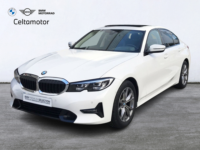 BMW Serie 3 318d color Blanco. Año 2021. 110KW(150CV). Diésel. En concesionario Celtamotor Vigo  de Pontevedra