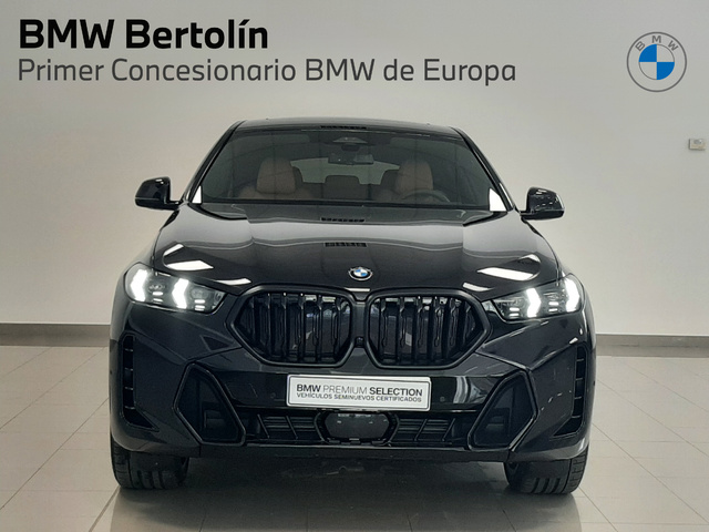 BMW X6 xDrive40d color Negro. Año 2024. 259KW(352CV). Diésel. En concesionario Automoviles Bertolin, S.L. de Valencia