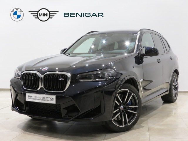 BMW M X3 M color Negro. Año 2023. 353KW(480CV). Gasolina. En concesionario GANDIA Automoviles Fersan, S.A. de Valencia