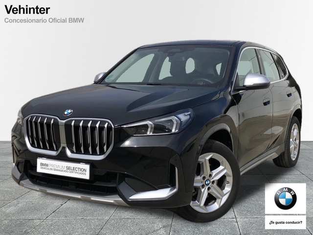 BMW X1 sDrive18d color Negro. Año 2023. 110KW(150CV). Diésel. En concesionario Vehinter Getafe de Madrid