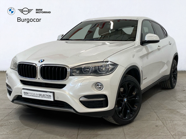 BMW X6 xDrive30d color Blanco. Año 2016. 190KW(258CV). Diésel. En concesionario Burgocar (Bmw y Mini) de Burgos