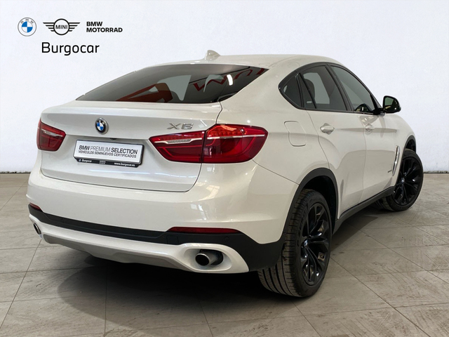 BMW X6 xDrive30d color Blanco. Año 2016. 190KW(258CV). Diésel. En concesionario Burgocar (Bmw y Mini) de Burgos