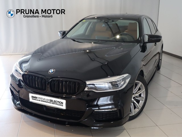 BMW Serie 5 540d color Negro. Año 2018. 235KW(320CV). Diésel. En concesionario Pruna Motor de Barcelona