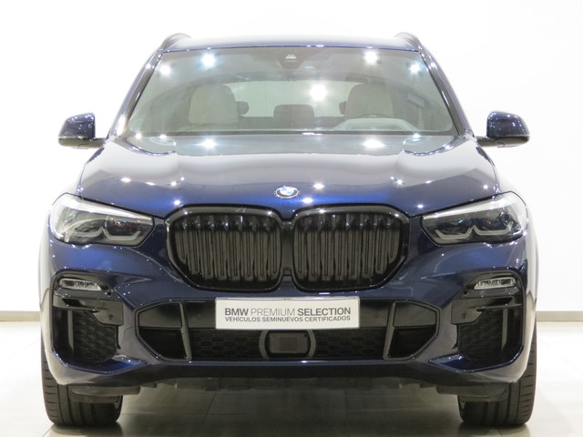 BMW X5 xDrive45e color Azul. Año 2021. 290KW(394CV). Híbrido Electro/Gasolina. En concesionario GANDIA Automoviles Fersan, S.A. de Valencia