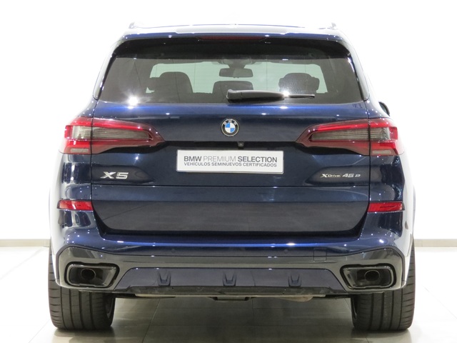 BMW X5 xDrive45e color Azul. Año 2021. 290KW(394CV). Híbrido Electro/Gasolina. En concesionario GANDIA Automoviles Fersan, S.A. de Valencia