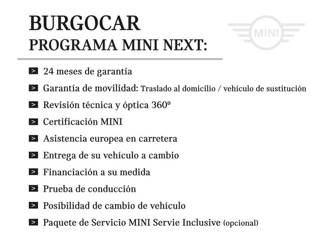 fotoG 9 del MINI MINI 3 Puertas Cooper SE 135 kW (184 CV) 184cv Eléctrico del 2021 en Burgos