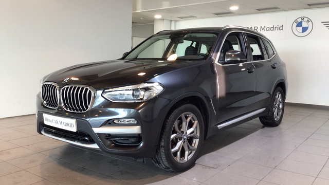 BMW X3 xDrive20d color Gris. Año 2019. 140KW(190CV). Diésel. En concesionario BYmyCAR Madrid - Alcalá de Madrid