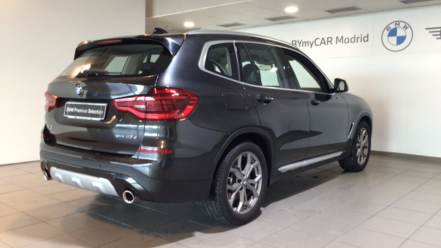 BMW X3 xDrive20d color Gris. Año 2019. 140KW(190CV). Diésel. En concesionario BYmyCAR Madrid - Alcalá de Madrid