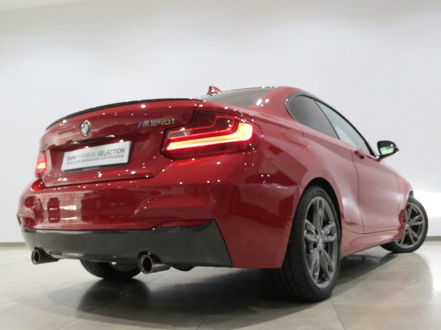 BMW Serie 2 M240i Coupe color Rojo. Año 2017. 250KW(340CV). Gasolina. En concesionario ALZIRA Automoviles Fersan, S.A. de Valencia